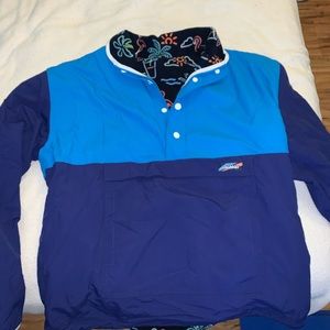 Reversible Chubbies pull over jacket.
